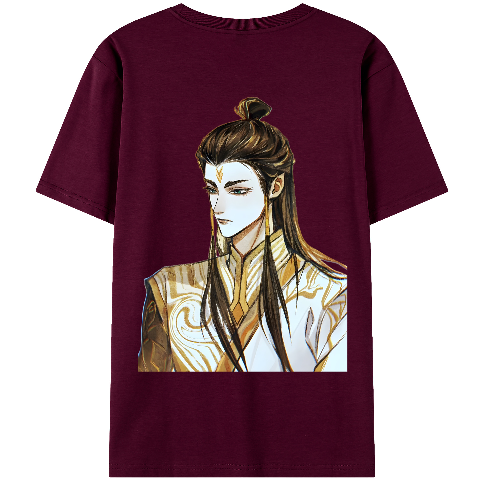 （画像用） Ne Zha 2 ナタ 魔童の大暴れ レディース半袖Tシャツ(バックプリント)